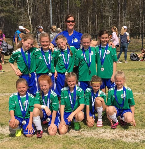 ESC 08 Girls Champions 2018 USA/MP Spring Shootout Tournament